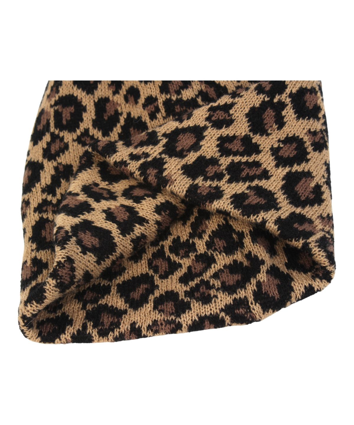 유니버셜 케미스트리(UNIVERSAL CHEMISTRY) Leopard Knit Beige Beanie 호피비니