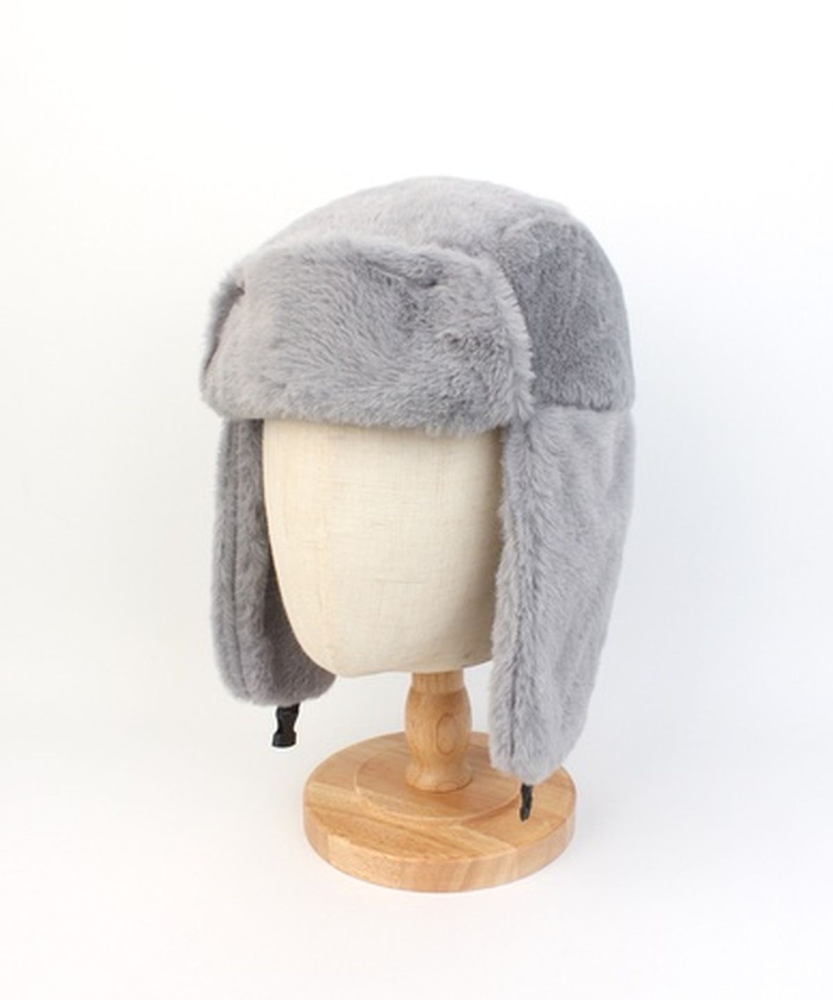 유니버셜 케미스트리(UNIVERSAL CHEMISTRY) Soft Fur Gray Aviator Hat 귀달이모자