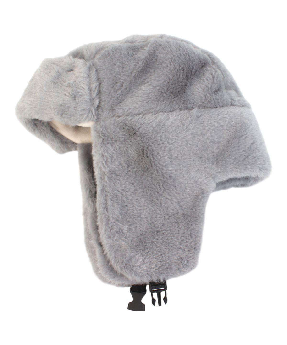 유니버셜 케미스트리(UNIVERSAL CHEMISTRY) Soft Fur Gray Aviator Hat 귀달이모자