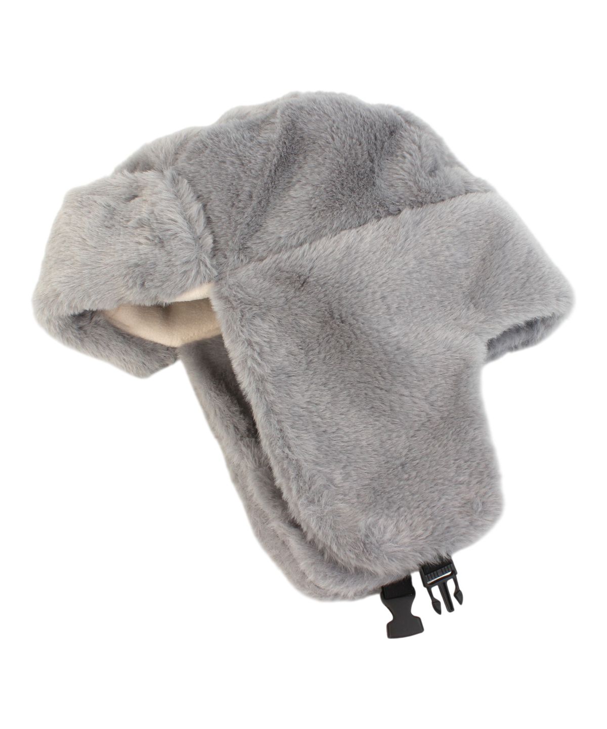 유니버셜 케미스트리(UNIVERSAL CHEMISTRY) Soft Fur Gray Aviator Hat 귀달이모자