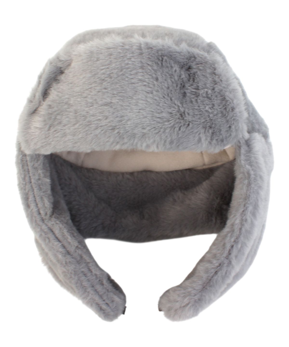 유니버셜 케미스트리(UNIVERSAL CHEMISTRY) Soft Fur Gray Aviator Hat 귀달이모자