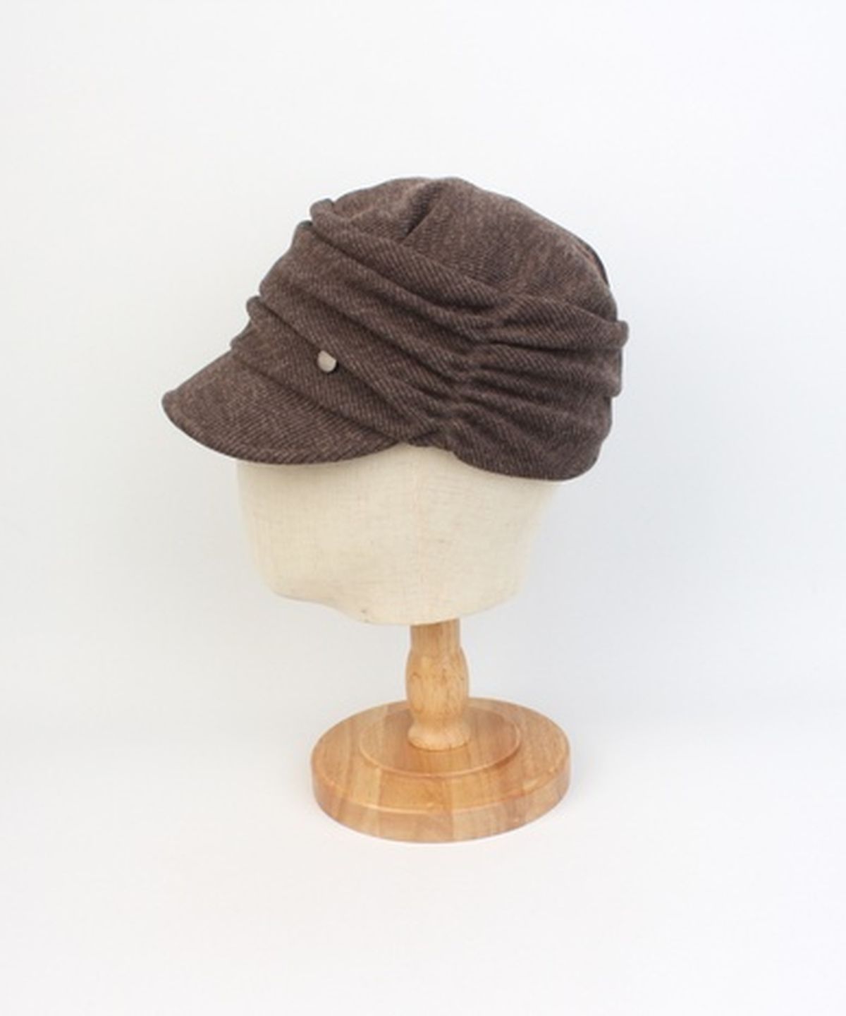 유니버셜 케미스트리(UNIVERSAL CHEMISTRY) Wrinkle Brown Banding Marine Cap 주름모자