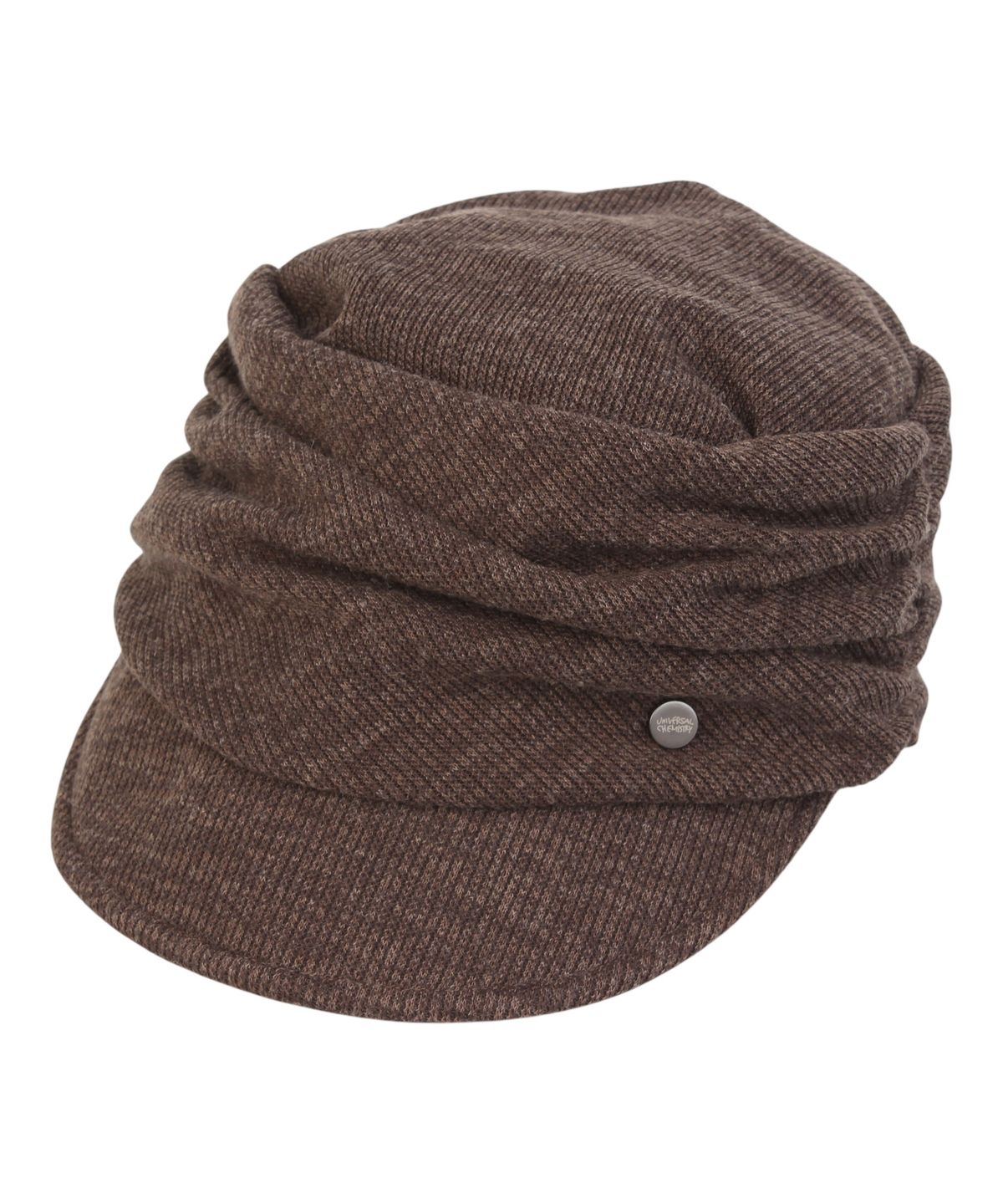 유니버셜 케미스트리(UNIVERSAL CHEMISTRY) Wrinkle Brown Banding Marine Cap 주름모자