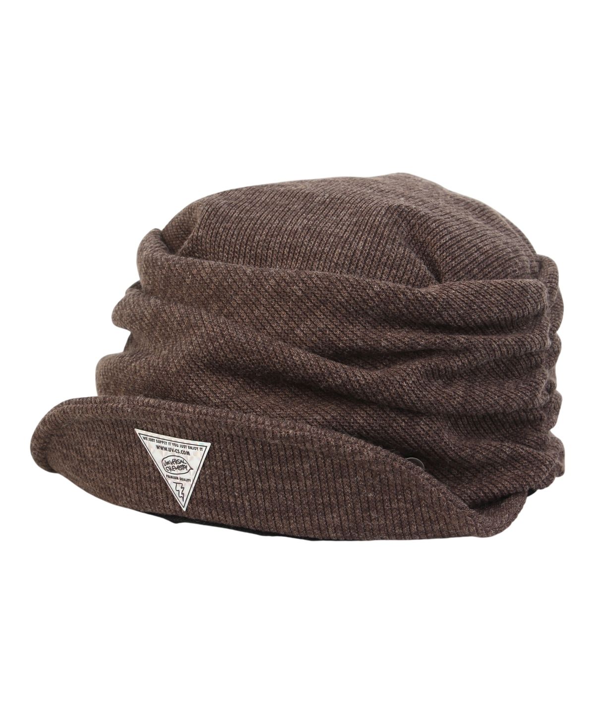 유니버셜 케미스트리(UNIVERSAL CHEMISTRY) Wrinkle Brown Banding Marine Cap 주름모자