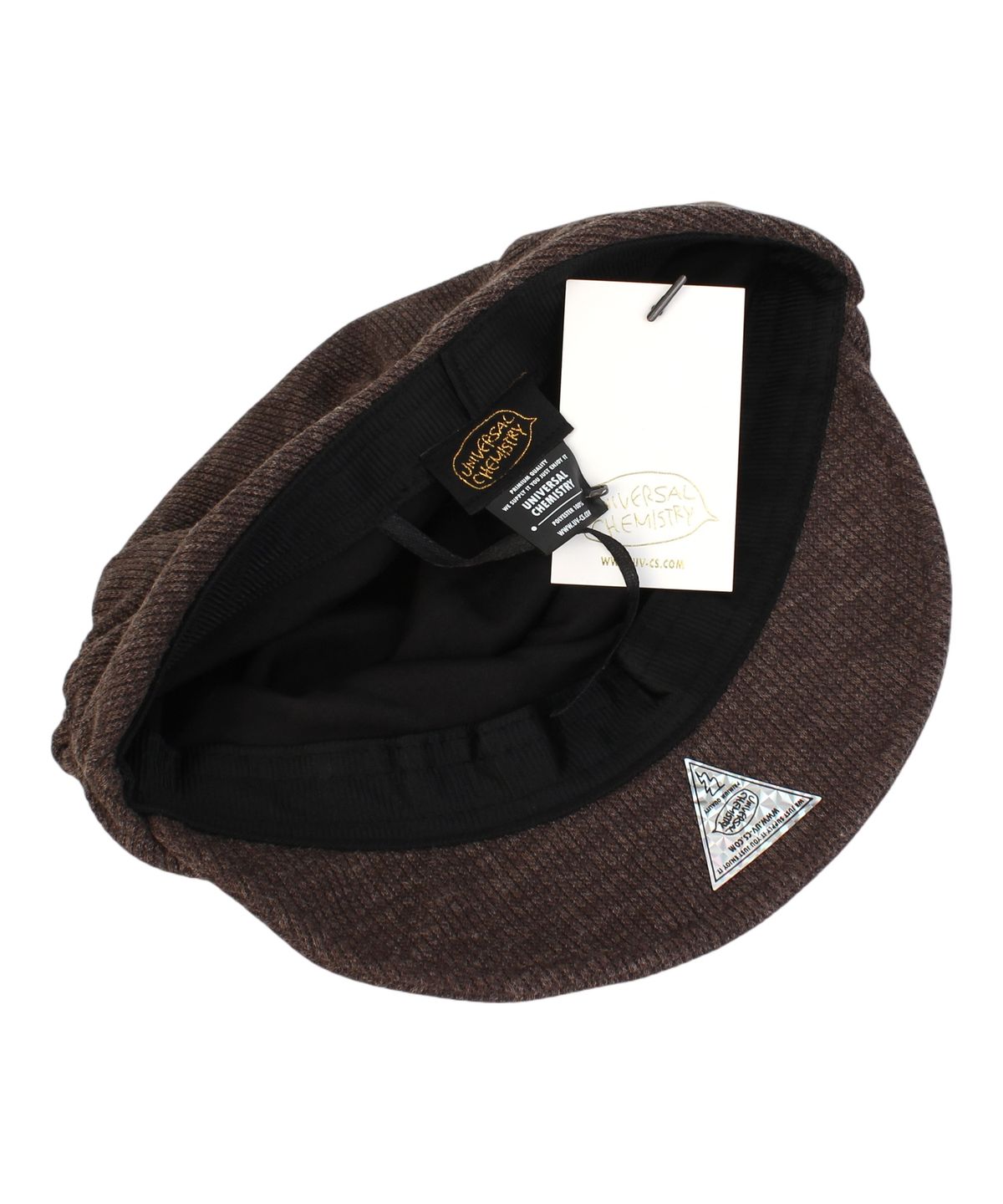 유니버셜 케미스트리(UNIVERSAL CHEMISTRY) Wrinkle Brown Banding Marine Cap 주름모자