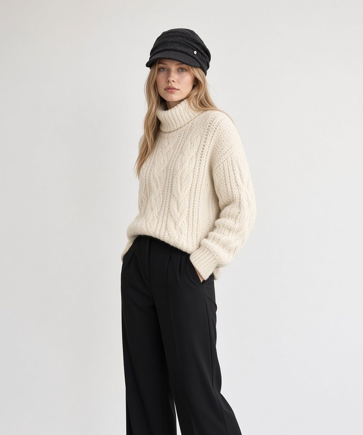 유니버셜 케미스트리(UNIVERSAL CHEMISTRY) Wrinkle Charcoal Banding Marine Cap 주름모자