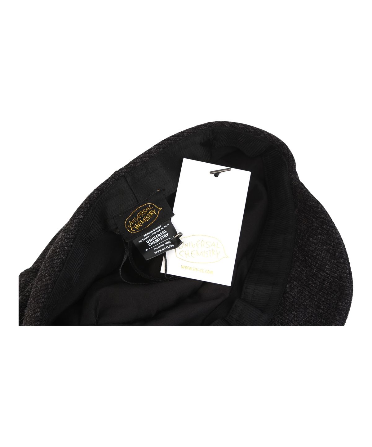 유니버셜 케미스트리(UNIVERSAL CHEMISTRY) Wrinkle Charcoal Banding Marine Cap 주름모자