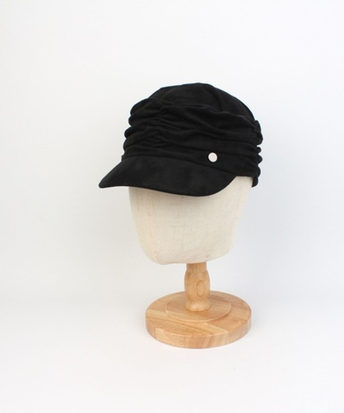유니버셜 케미스트리(UNIVERSAL CHEMISTRY) Suade Wrinkle Black Banding Marine Cap 주름모자