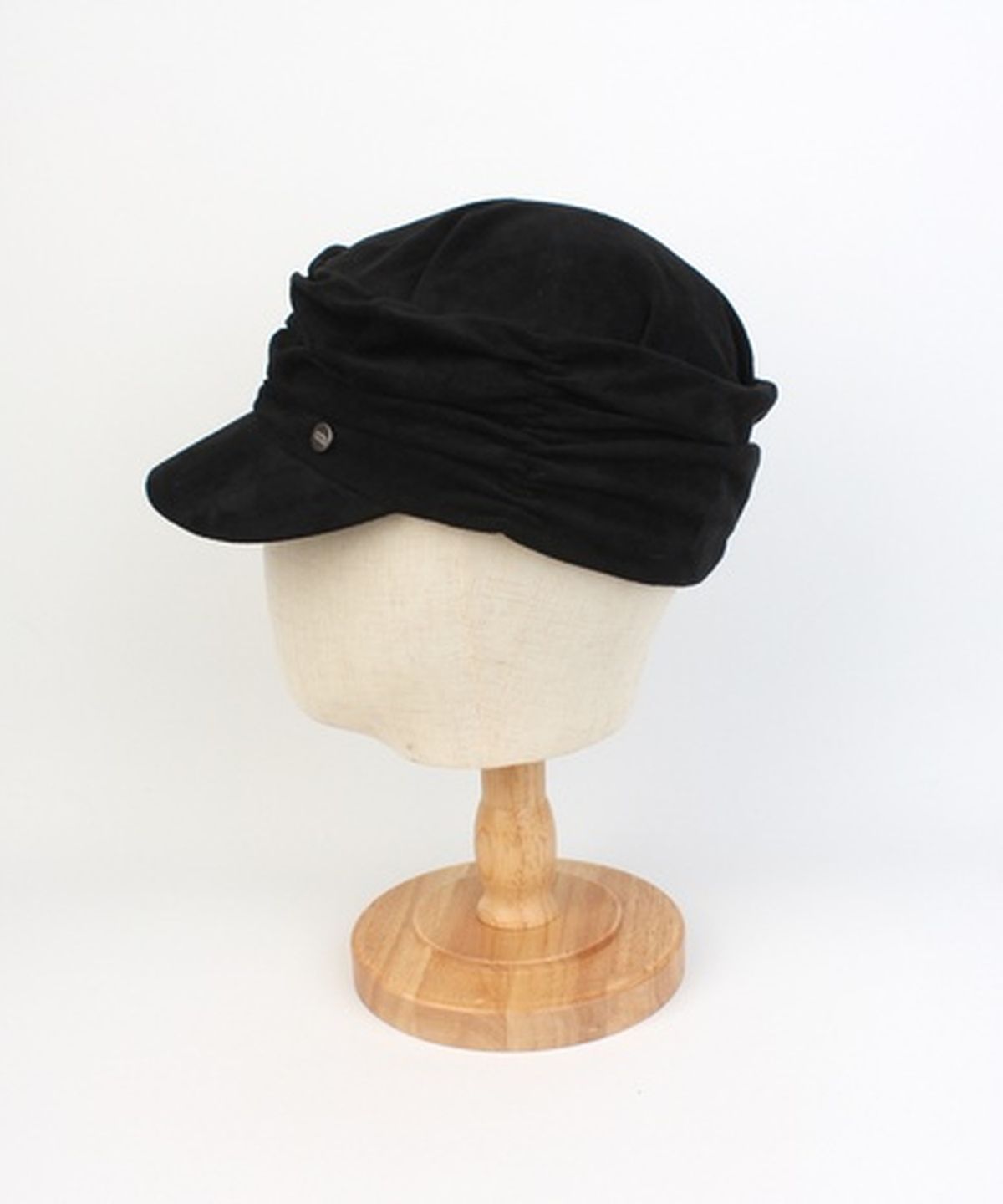 유니버셜 케미스트리(UNIVERSAL CHEMISTRY) Suade Wrinkle Black Banding Marine Cap 주름모자