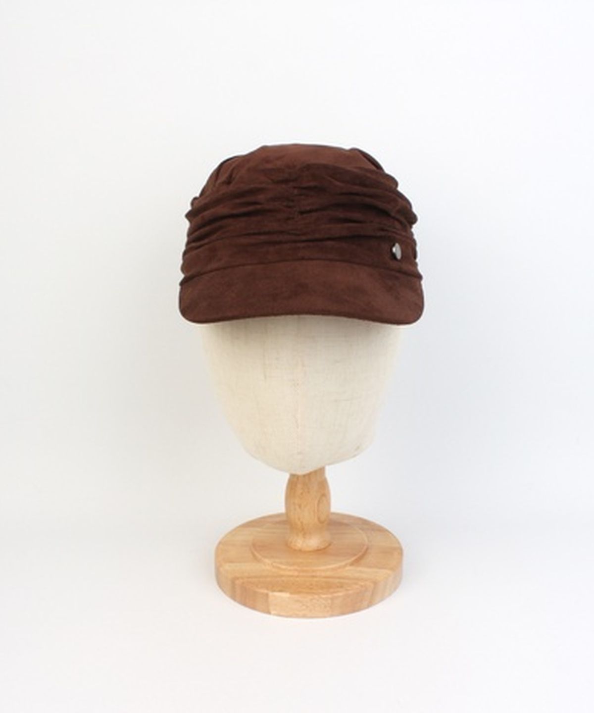 유니버셜 케미스트리(UNIVERSAL CHEMISTRY) Suade Wrinkle Brown Banding Marine Cap 주름모자