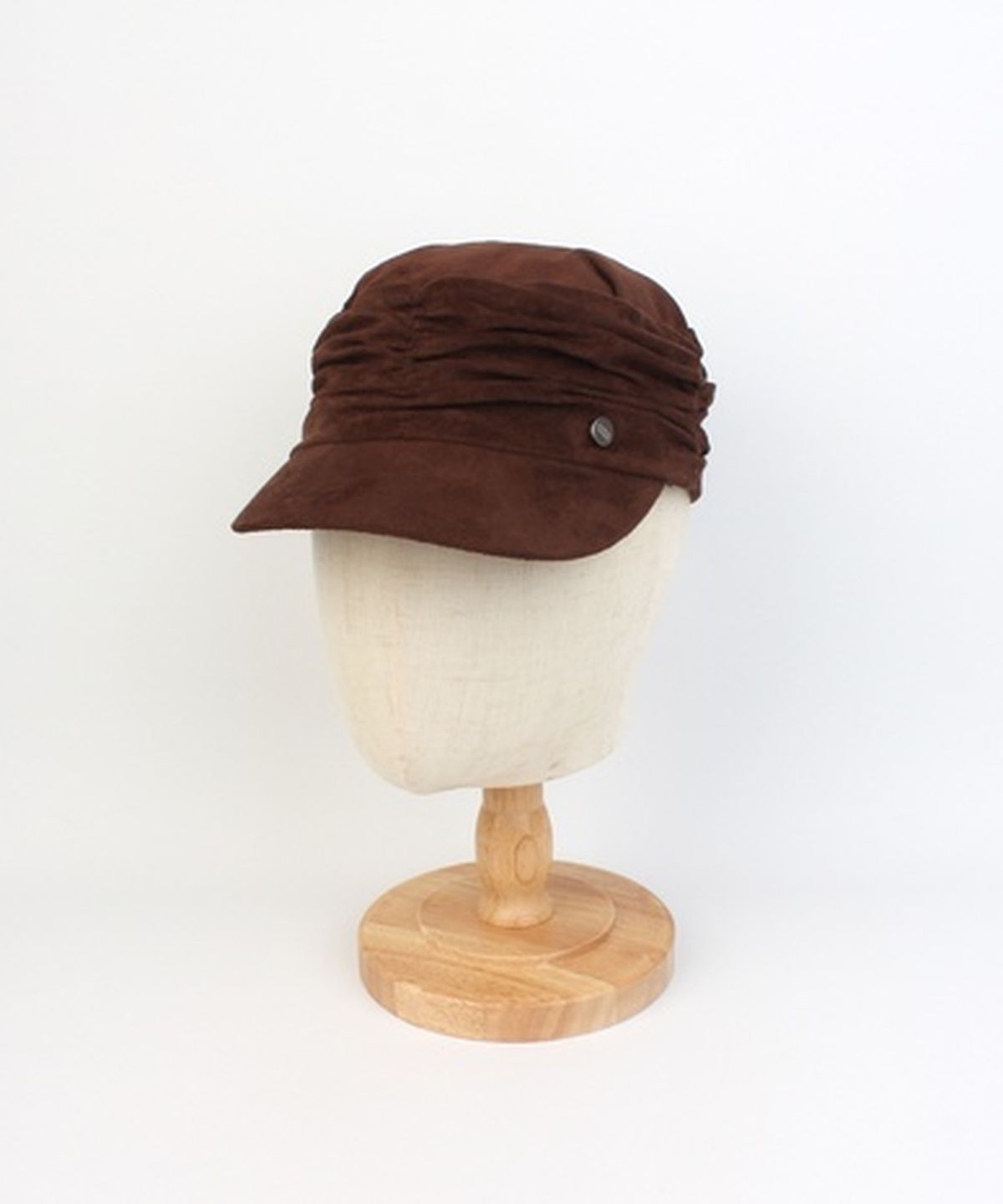 유니버셜 케미스트리(UNIVERSAL CHEMISTRY) Suade Wrinkle Brown Banding Marine Cap 주름모자