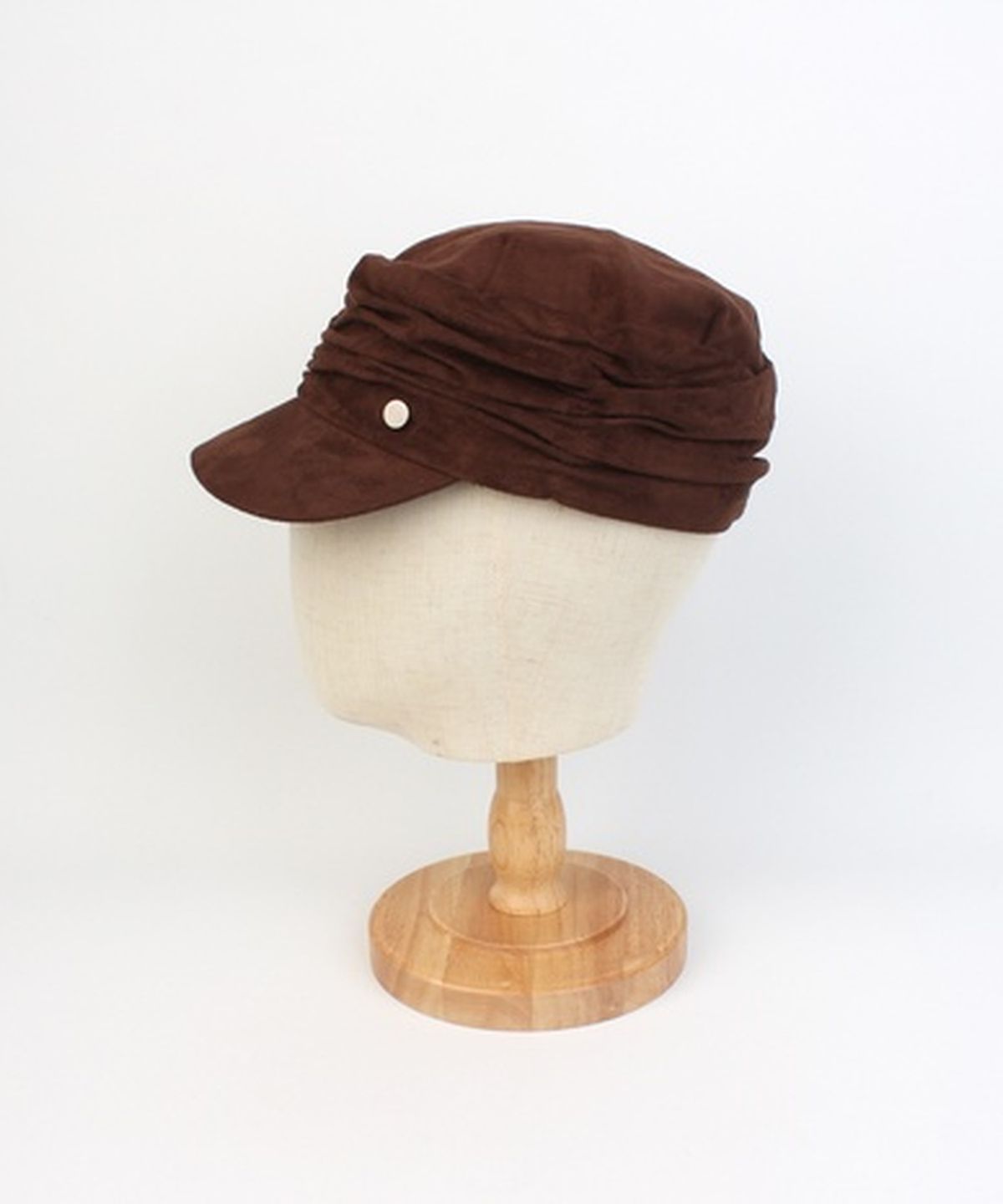 유니버셜 케미스트리(UNIVERSAL CHEMISTRY) Suade Wrinkle Brown Banding Marine Cap 주름모자