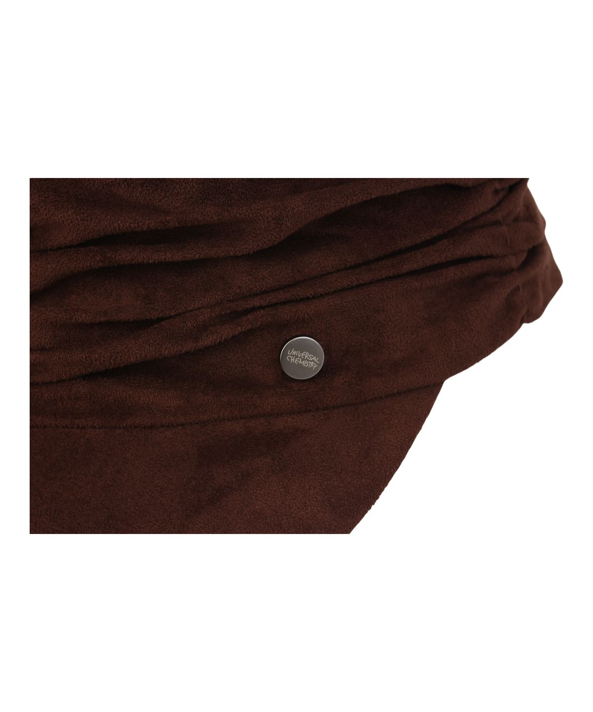 유니버셜 케미스트리(UNIVERSAL CHEMISTRY) Suade Wrinkle Brown Banding Marine Cap 주름모자