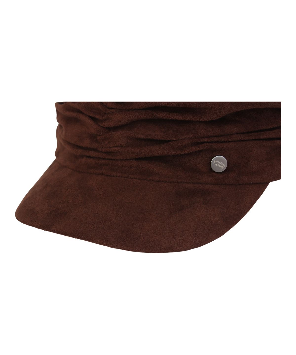 유니버셜 케미스트리(UNIVERSAL CHEMISTRY) Suade Wrinkle Brown Banding Marine Cap 주름모자