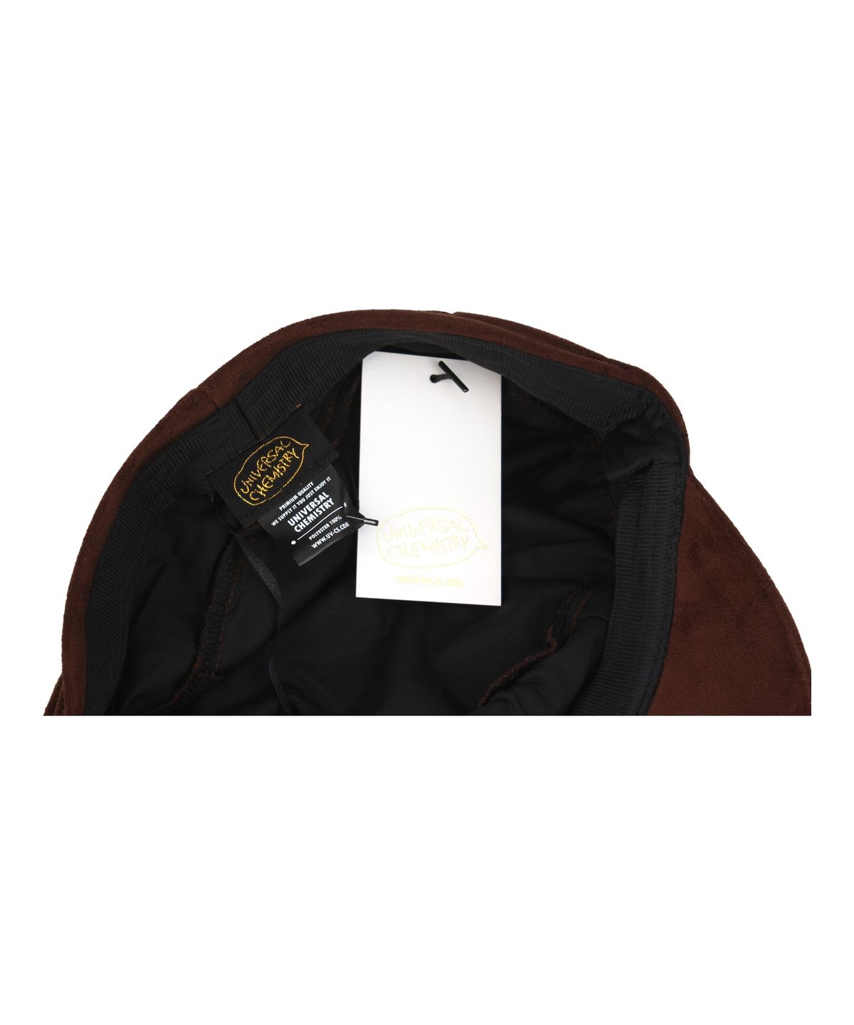 유니버셜 케미스트리(UNIVERSAL CHEMISTRY) Suade Wrinkle Brown Banding Marine Cap 주름모자