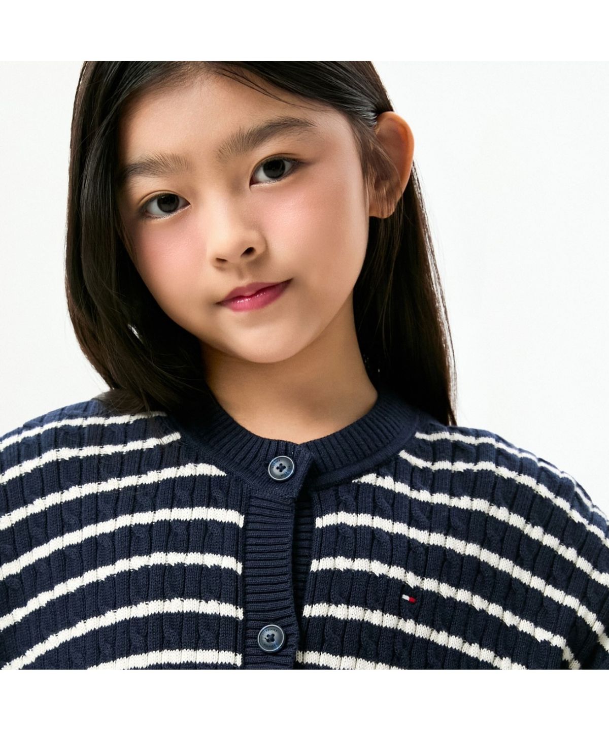 타미힐피거 키즈(TOMMY HILFIGER KIDS) 클래식 케이블 가디건