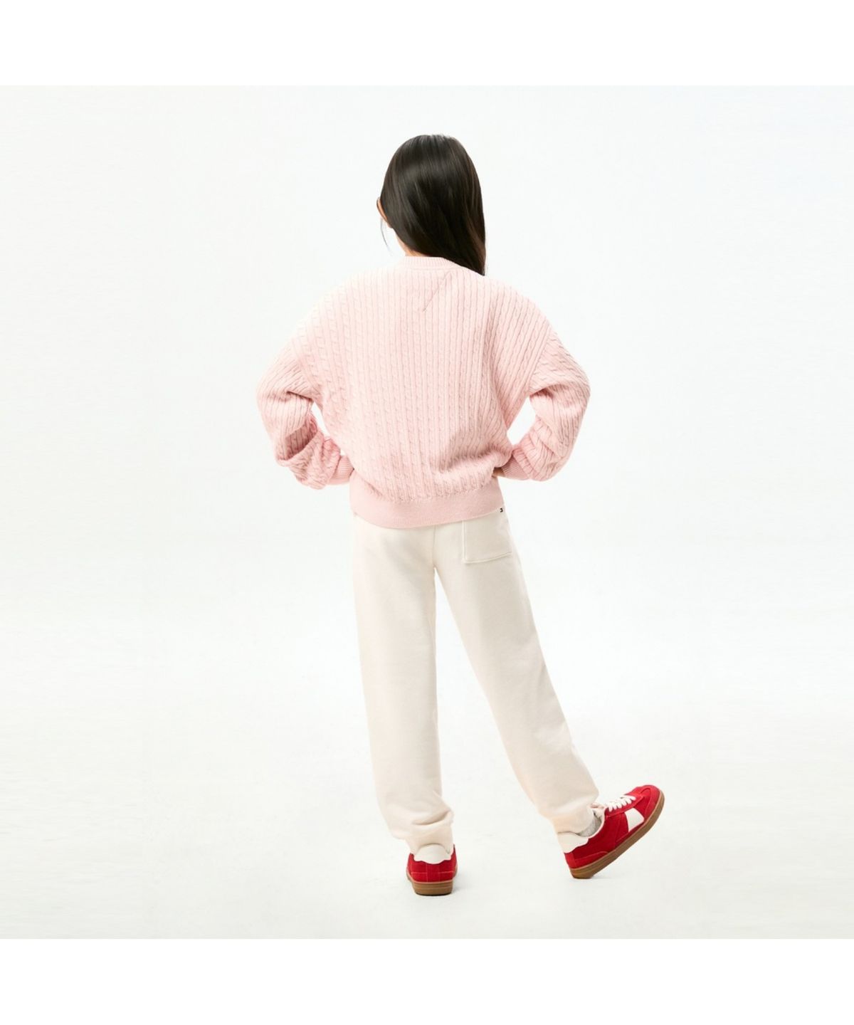타미힐피거 키즈(TOMMY HILFIGER KIDS) 클래식 케이블 가디건