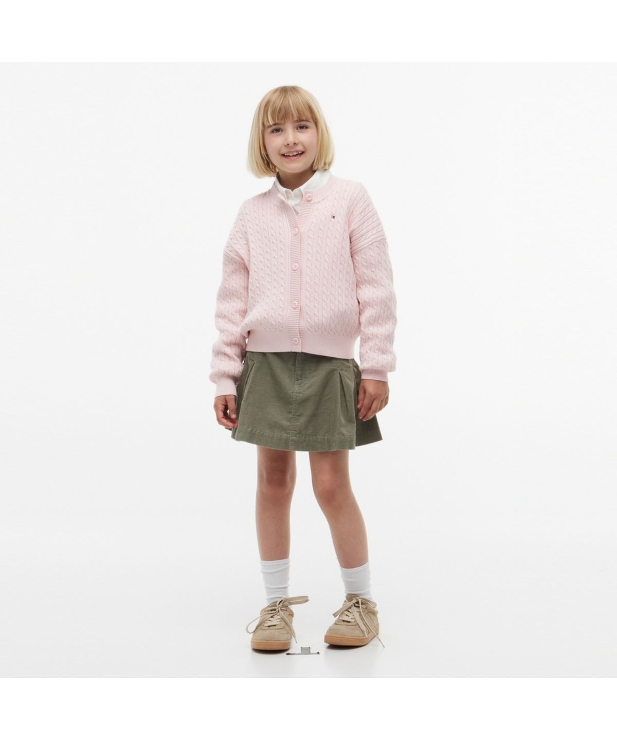 타미힐피거 키즈(TOMMY HILFIGER KIDS) 클래식 케이블 가디건