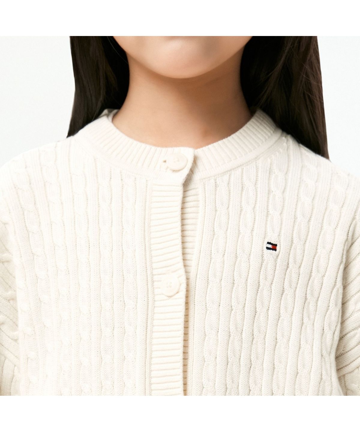 타미힐피거 키즈(TOMMY HILFIGER KIDS) 클래식 케이블 가디건