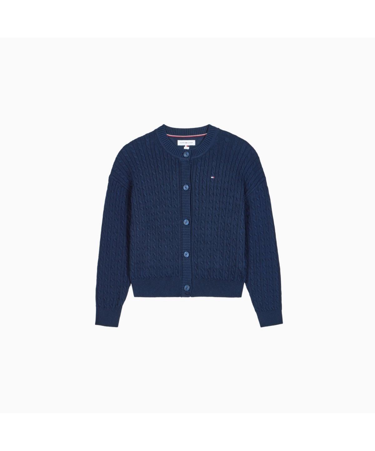 타미힐피거 키즈(TOMMY HILFIGER KIDS) 케이블 스트라이프 가디건