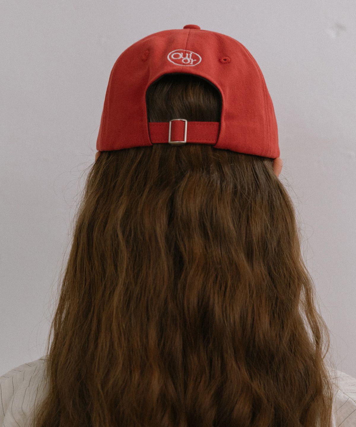 위올(OUIOR) ouior logo ballcap_red