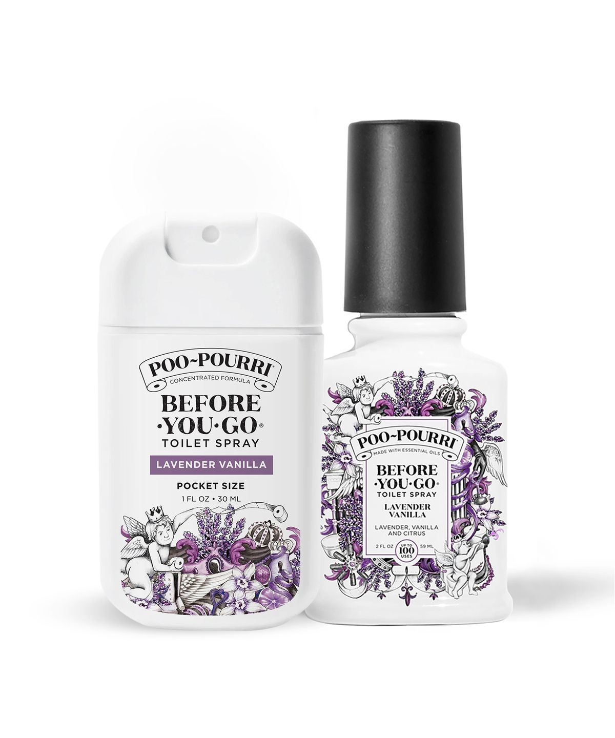 푸푸리(POOPOURRI) 토일렛퍼퓸 포켓스프레이 30ml + 59ml