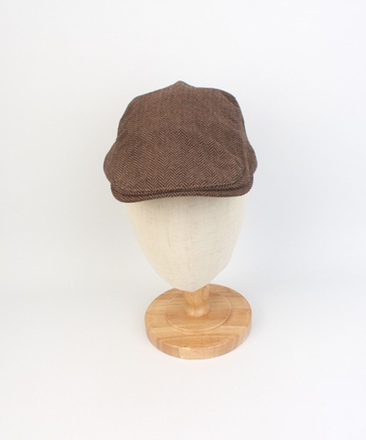 유니버셜 케미스트리(UNIVERSAL CHEMISTRY) Herringbone Beige Sidebelt Huntingcap 헌팅캡