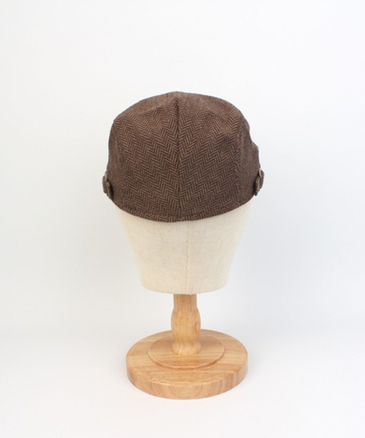 유니버셜 케미스트리(UNIVERSAL CHEMISTRY) Herringbone Beige Sidebelt Huntingcap 헌팅캡