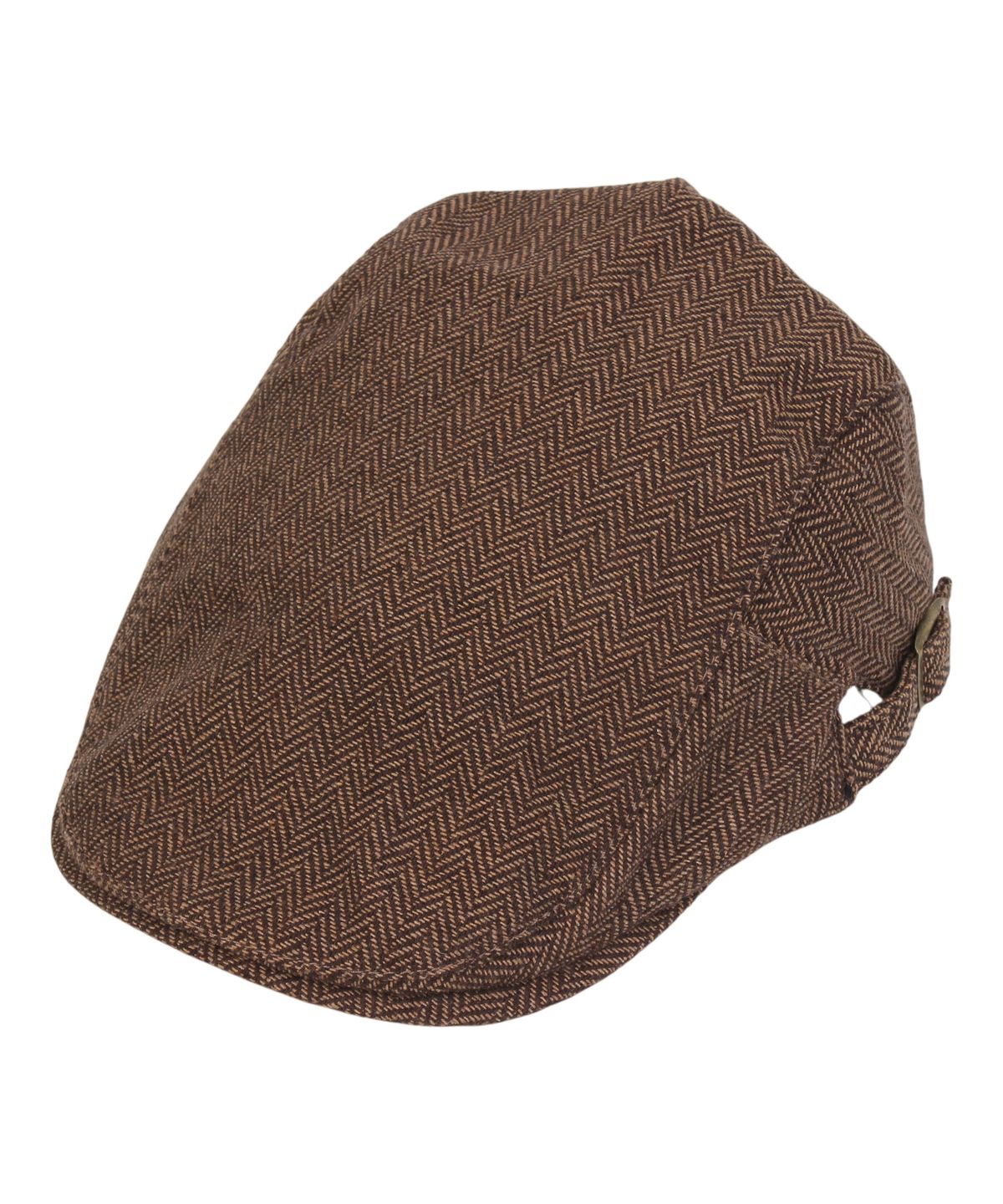 유니버셜 케미스트리(UNIVERSAL CHEMISTRY) Herringbone Beige Sidebelt Huntingcap 헌팅캡