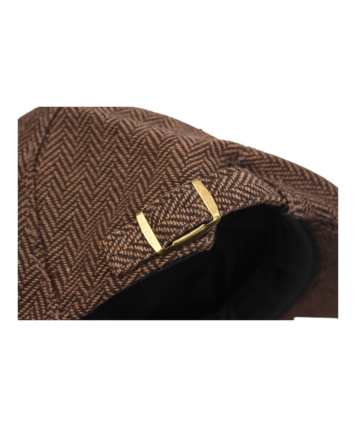 유니버셜 케미스트리(UNIVERSAL CHEMISTRY) Herringbone Beige Sidebelt Huntingcap 헌팅캡
