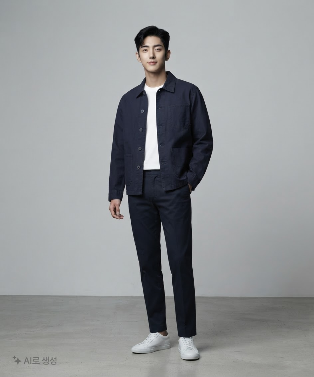 무신사 스탠다드(MUSINSA STANDARD) 백 사틴 초어 재킷 XL