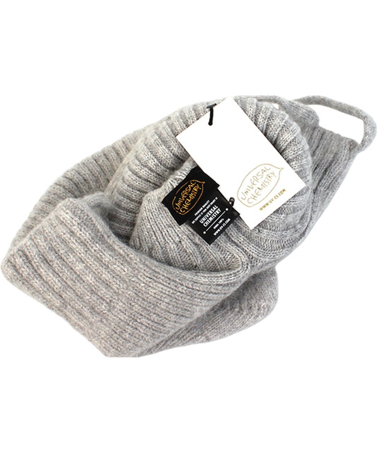 유니버셜 케미스트리(UNIVERSAL CHEMISTRY) Soft Wool Cat Gray Bonnet Hat 고양이모자
