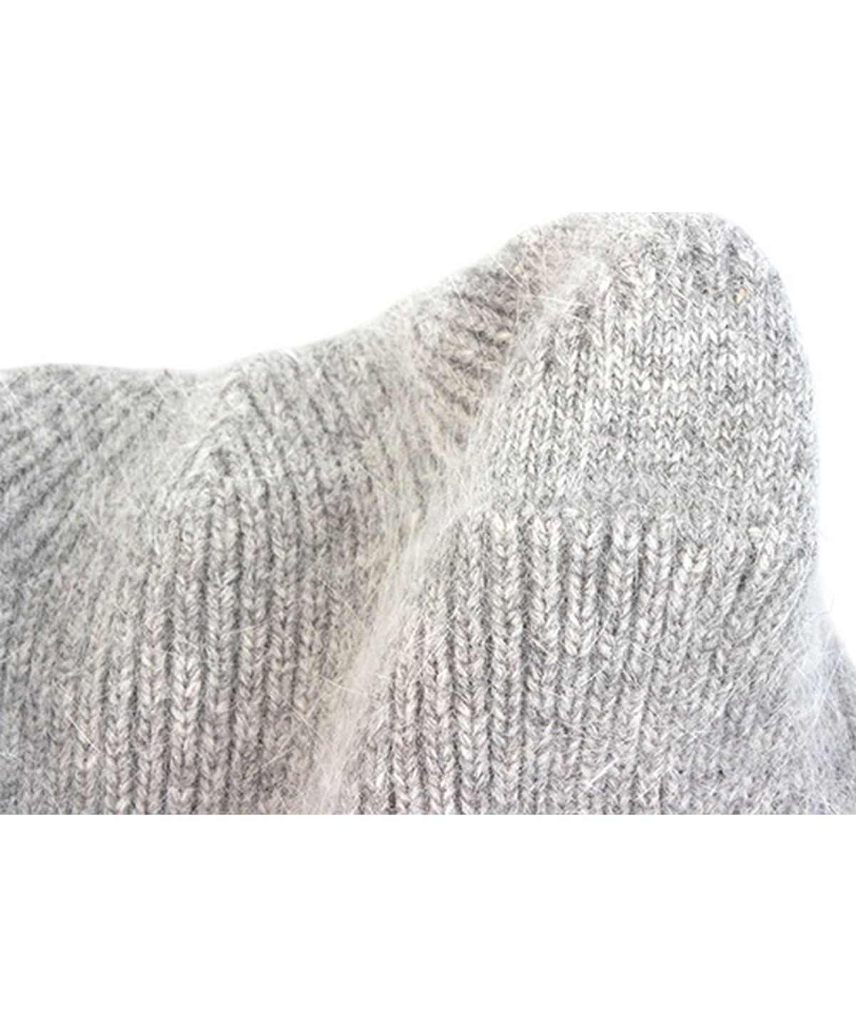유니버셜 케미스트리(UNIVERSAL CHEMISTRY) Soft Wool Cat Gray Bonnet Hat 고양이모자
