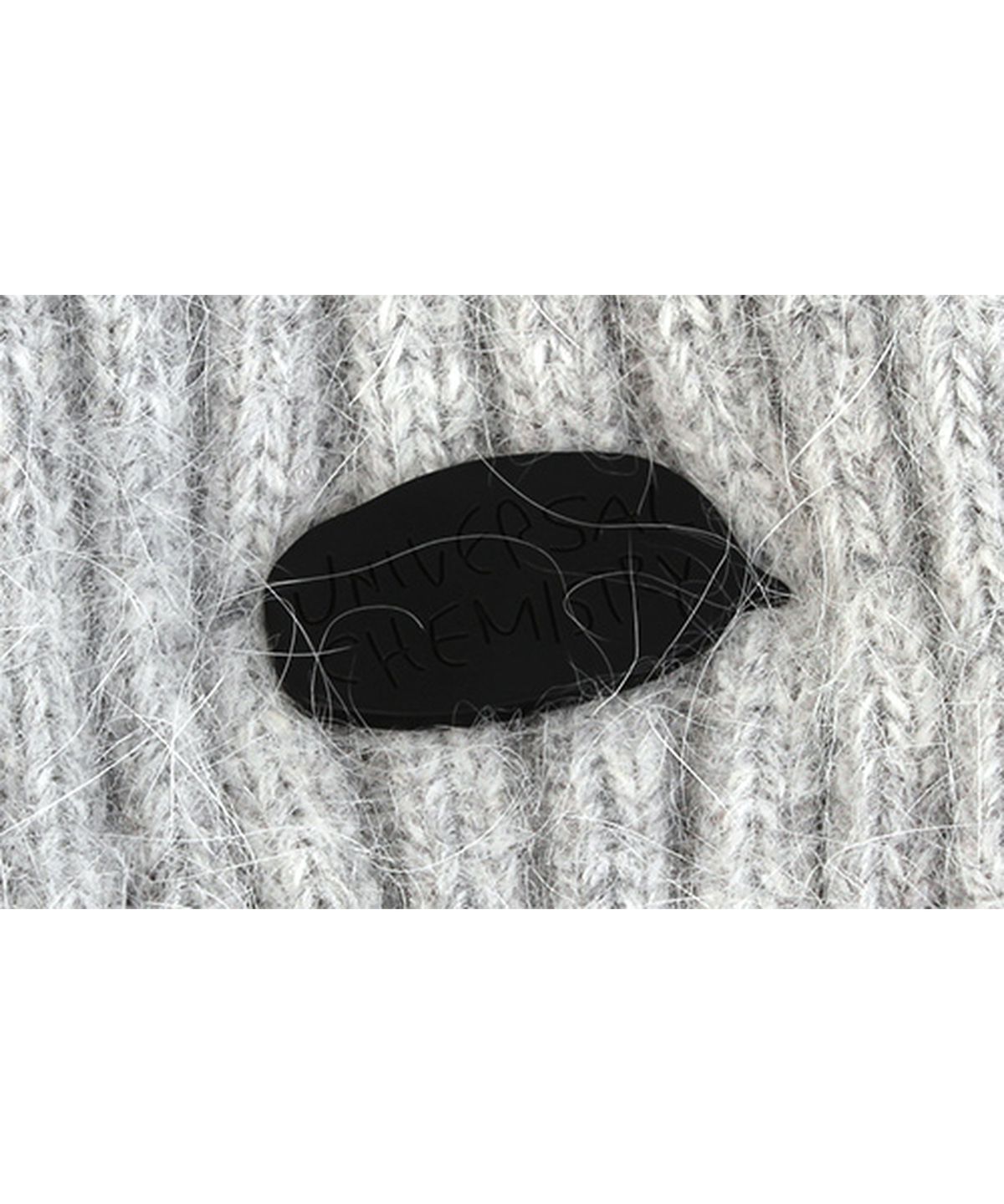 유니버셜 케미스트리(UNIVERSAL CHEMISTRY) Soft Wool Cat Gray Bonnet Hat 고양이모자