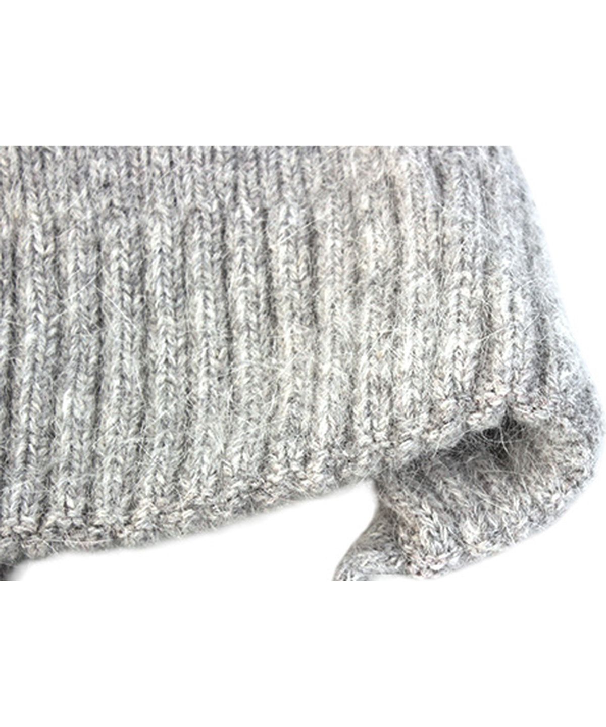 유니버셜 케미스트리(UNIVERSAL CHEMISTRY) Soft Wool Cat Gray Bonnet Hat 고양이모자
