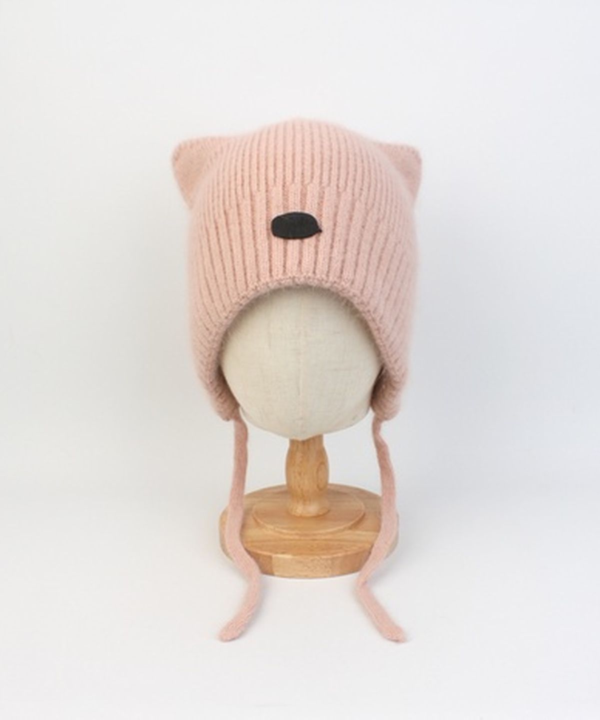 유니버셜 케미스트리(UNIVERSAL CHEMISTRY) Soft Wool Cat Pink Bonnet Hat 고양이모자