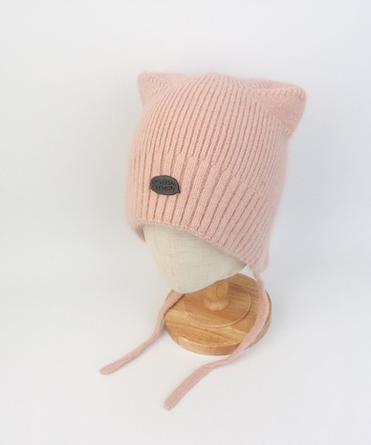 유니버셜 케미스트리(UNIVERSAL CHEMISTRY) Soft Wool Cat Pink Bonnet Hat 고양이모자