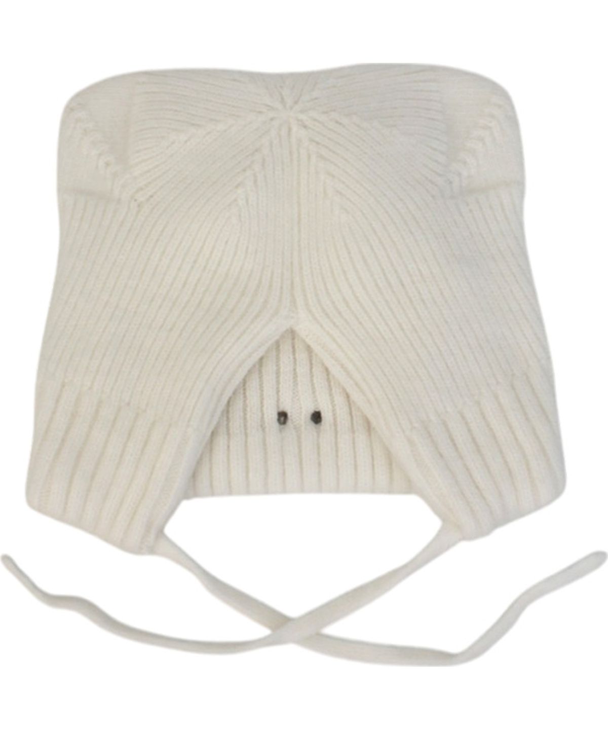 유니버셜 케미스트리(UNIVERSAL CHEMISTRY) Soft Wool Cat White Bonnet Hat 고양이모자