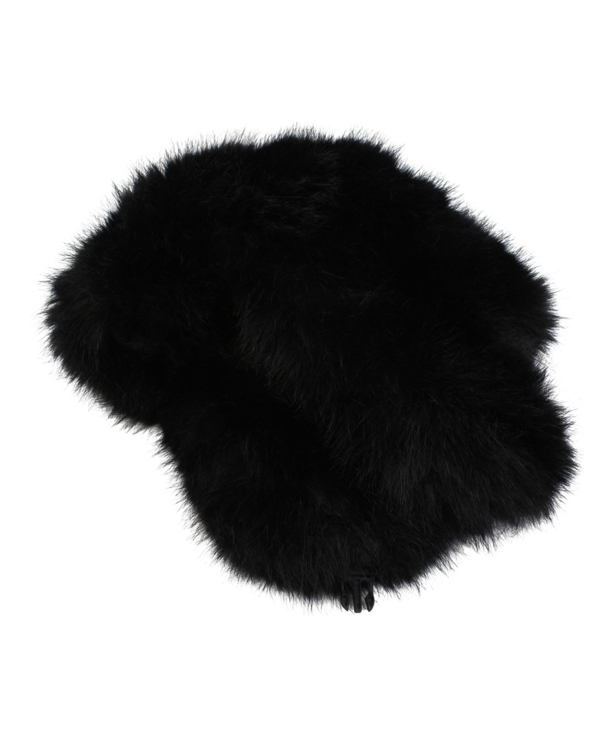 유니버셜 케미스트리(UNIVERSAL CHEMISTRY) Wild Fur Black Aviator Hat 귀달이모자