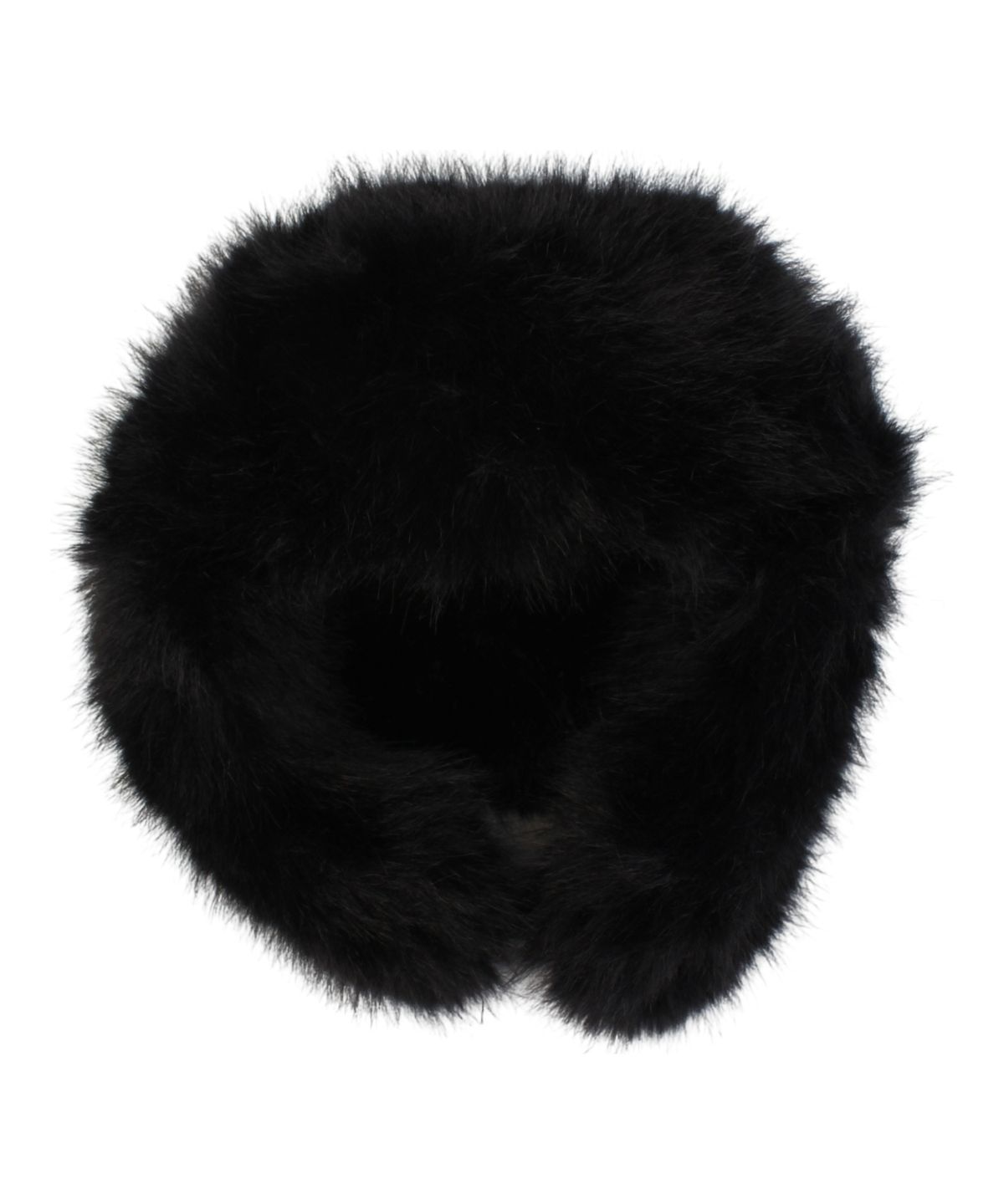 유니버셜 케미스트리(UNIVERSAL CHEMISTRY) Wild Fur Black Aviator Hat 귀달이모자