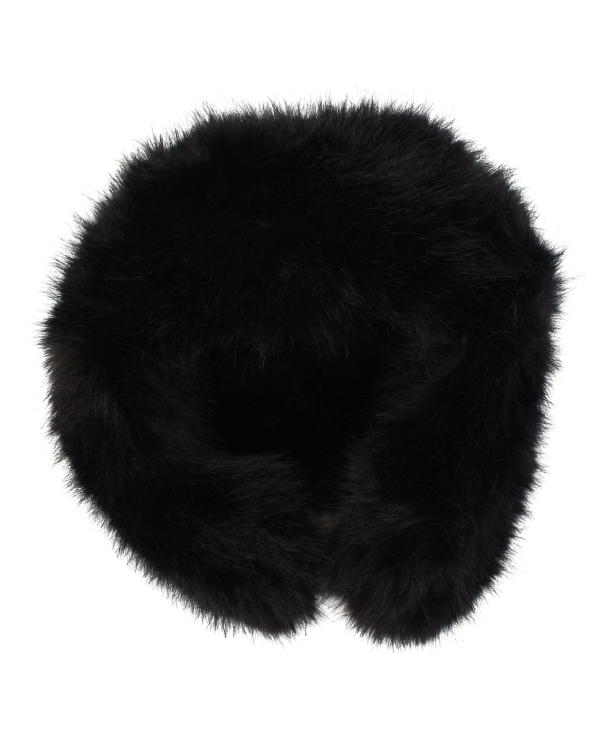 유니버셜 케미스트리(UNIVERSAL CHEMISTRY) Wild Fur Black Aviator Hat 귀달이모자
