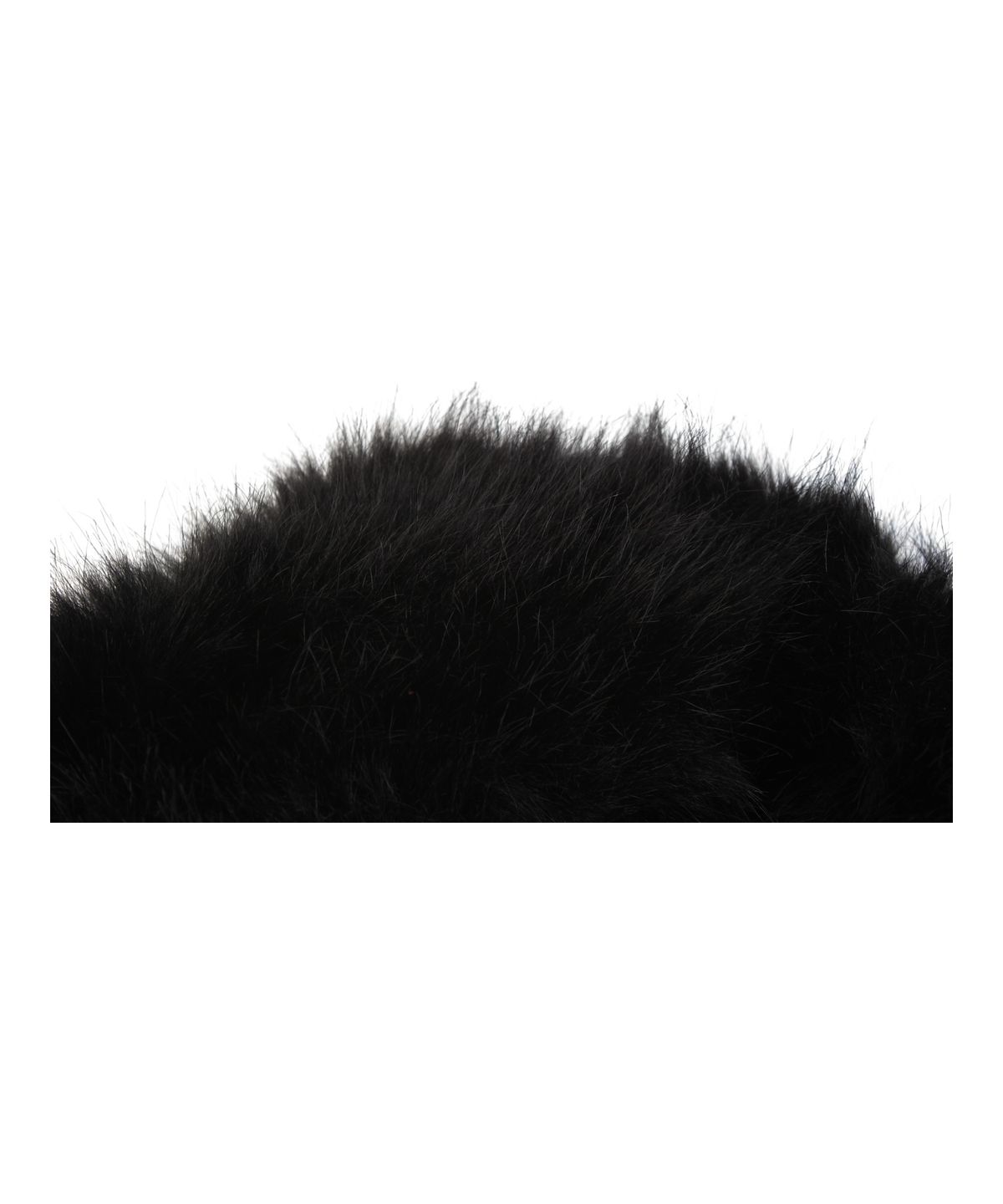 유니버셜 케미스트리(UNIVERSAL CHEMISTRY) Wild Fur Black Aviator Hat 귀달이모자