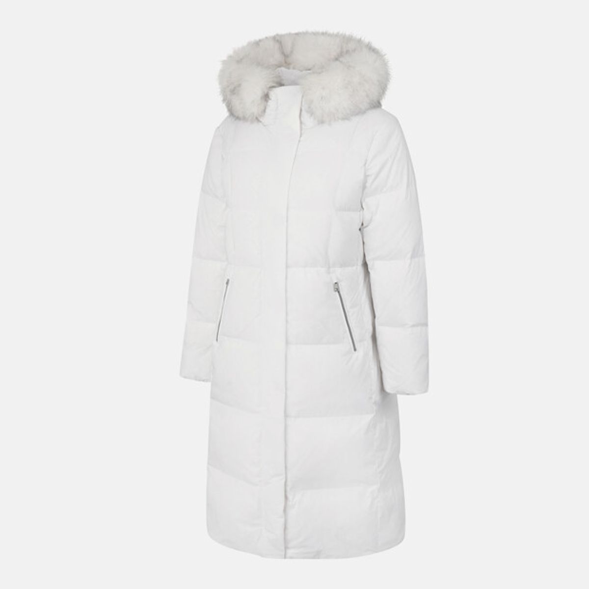 데상트(DESCENTE) 여성 캐논 롱 다운 자켓 화이트 SR422SDJO1