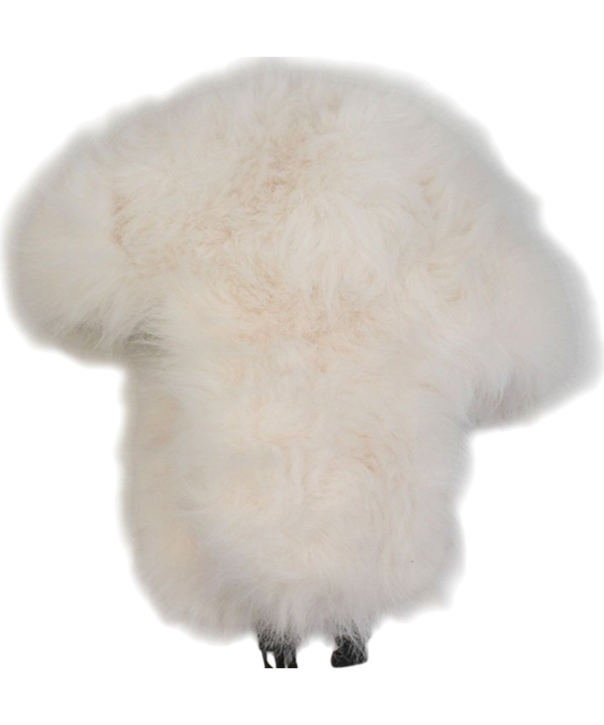 유니버셜 케미스트리(UNIVERSAL CHEMISTRY) Wild Fur White Aviator Hat 귀달이모자