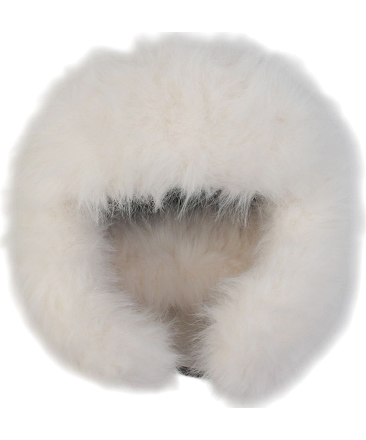 유니버셜 케미스트리(UNIVERSAL CHEMISTRY) Wild Fur White Aviator Hat 귀달이모자