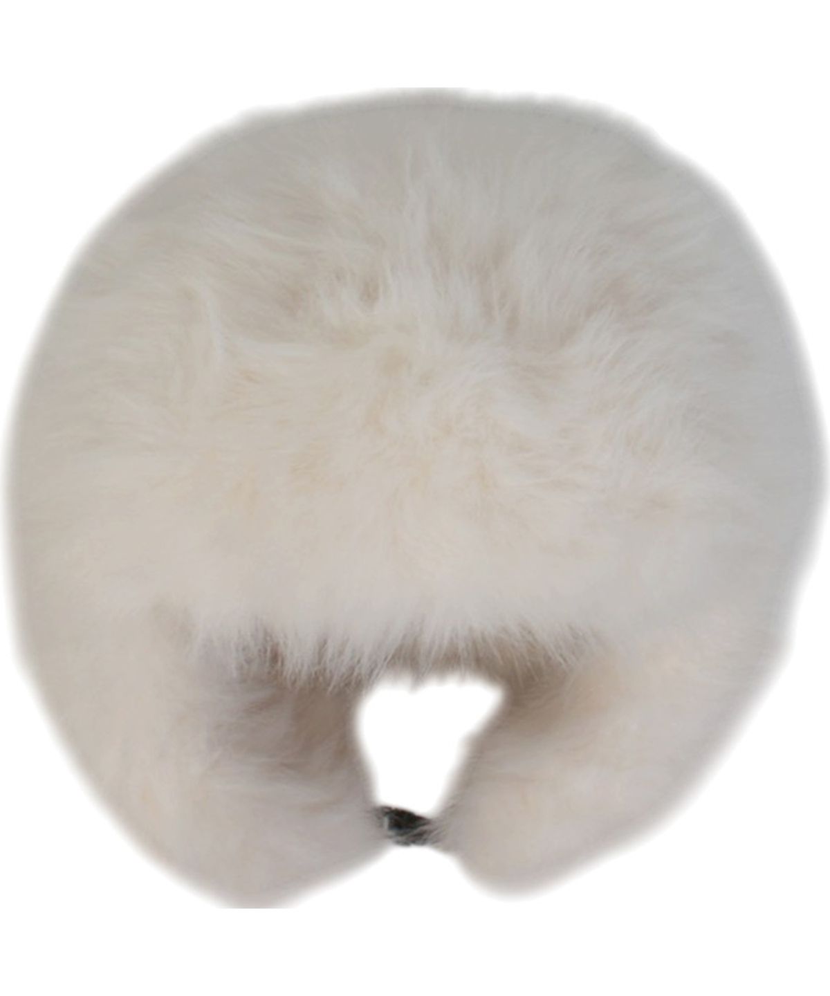 유니버셜 케미스트리(UNIVERSAL CHEMISTRY) Wild Fur White Aviator Hat 귀달이모자