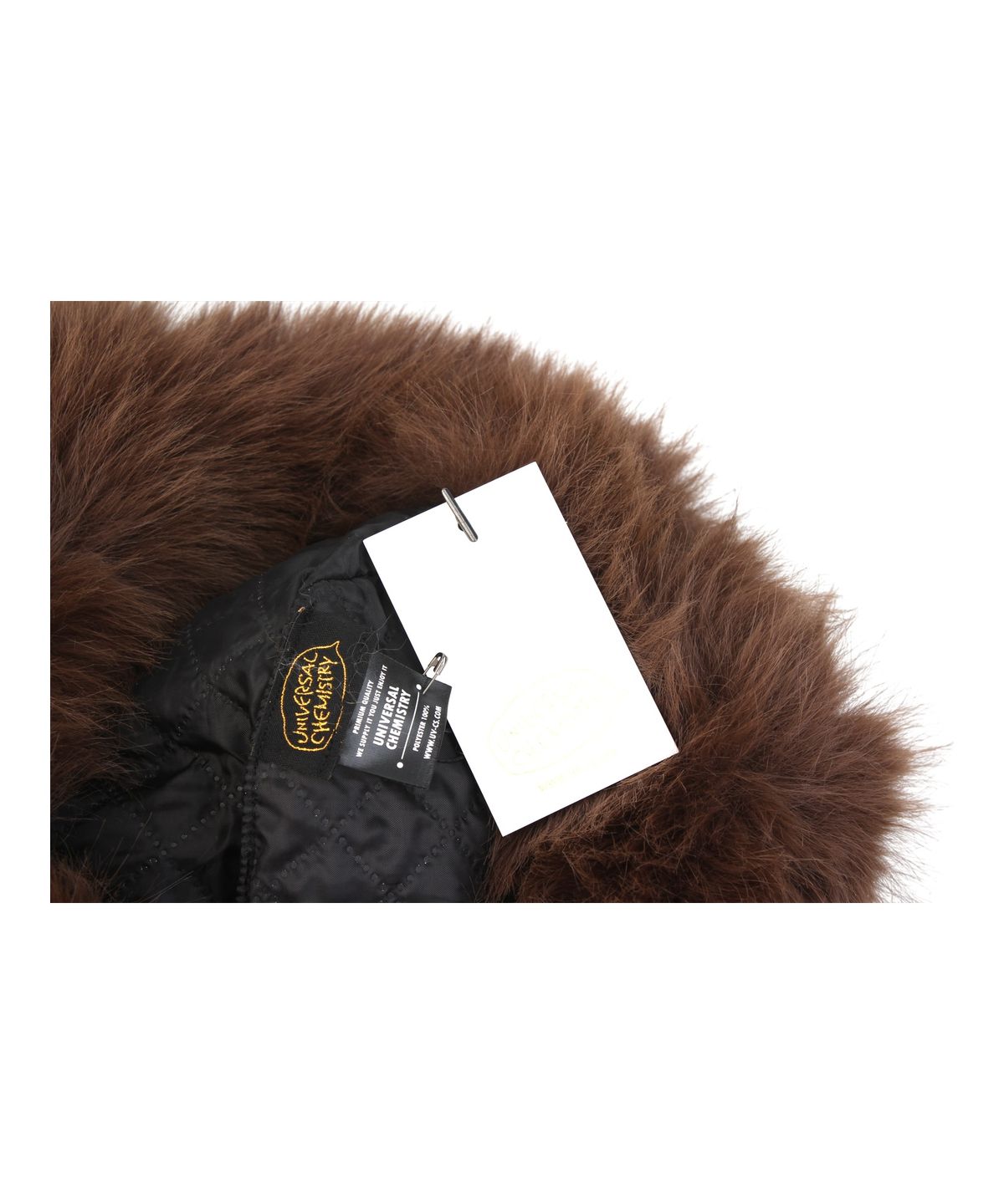 유니버셜 케미스트리(UNIVERSAL CHEMISTRY) Wild Fur Brown Aviator Hat 귀달이모자