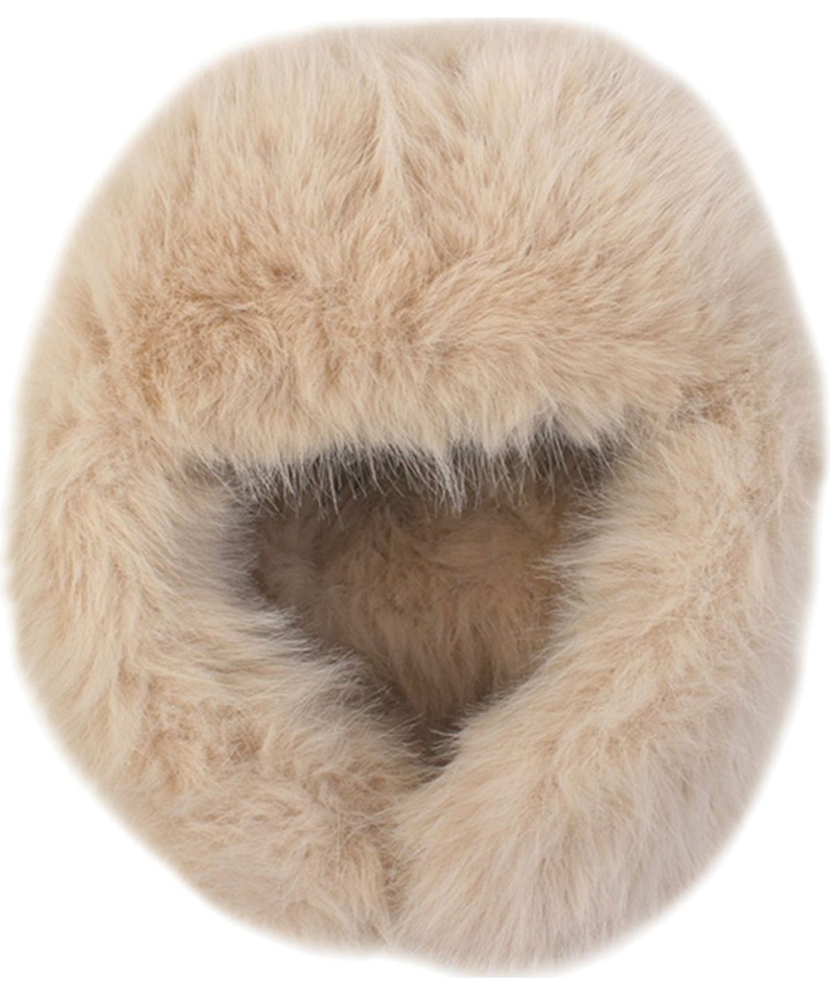 유니버셜 케미스트리(UNIVERSAL CHEMISTRY) Wild Fur Beige Aviator Hat 귀달이모자