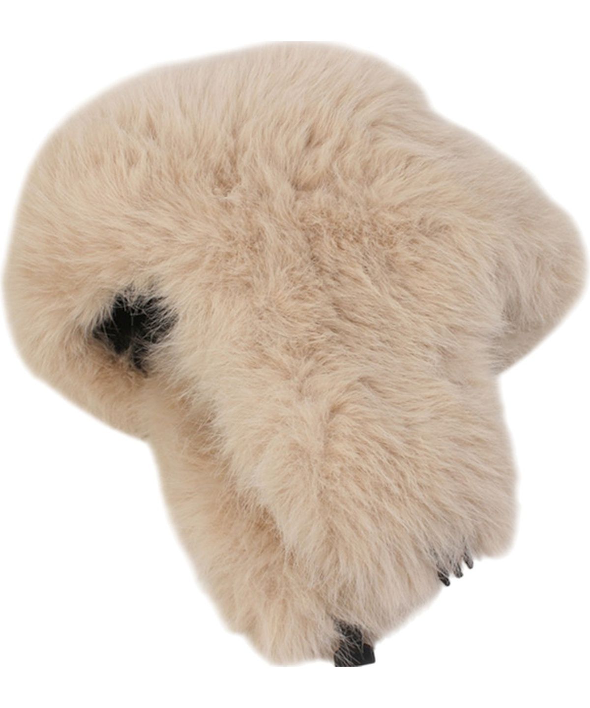 유니버셜 케미스트리(UNIVERSAL CHEMISTRY) Wild Fur Beige Aviator Hat 귀달이모자