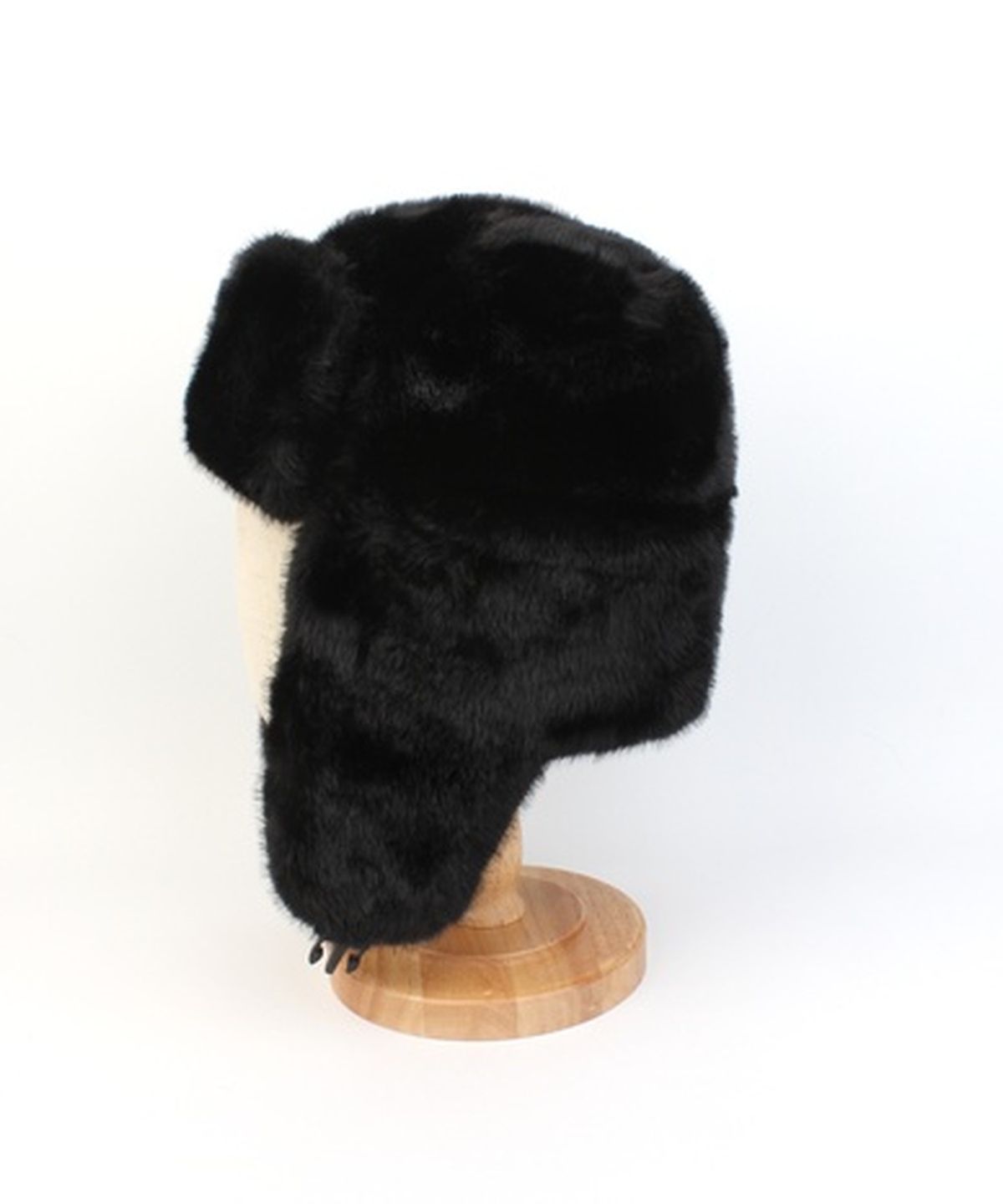 유니버셜 케미스트리(UNIVERSAL CHEMISTRY) Eskimo Fur Black Aviator Hat 귀달이모자